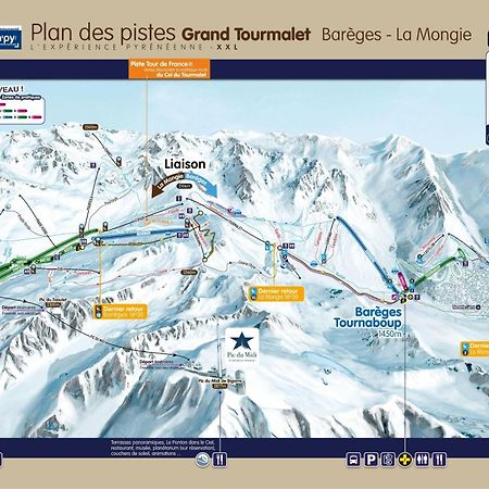 Apartament Studio Au Pied Des Pistes De La Mongie Bagnères-de-Bigorre Zewnętrze zdjęcie